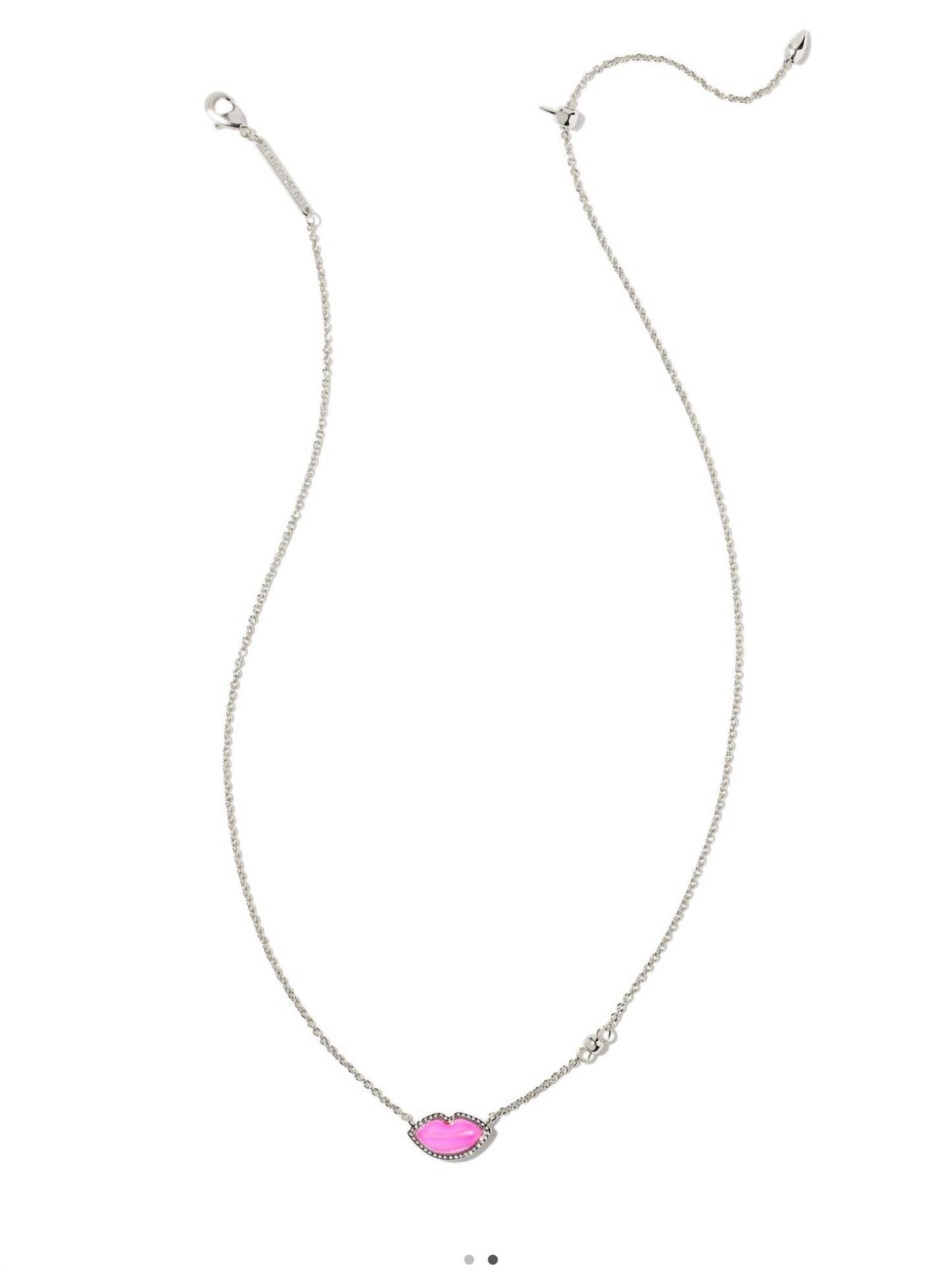 Kendra Scott - Womens Lips Pendant Necklace