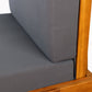 Gray Broadway Ian Chaise Lounge Cushion (Triple Folds)