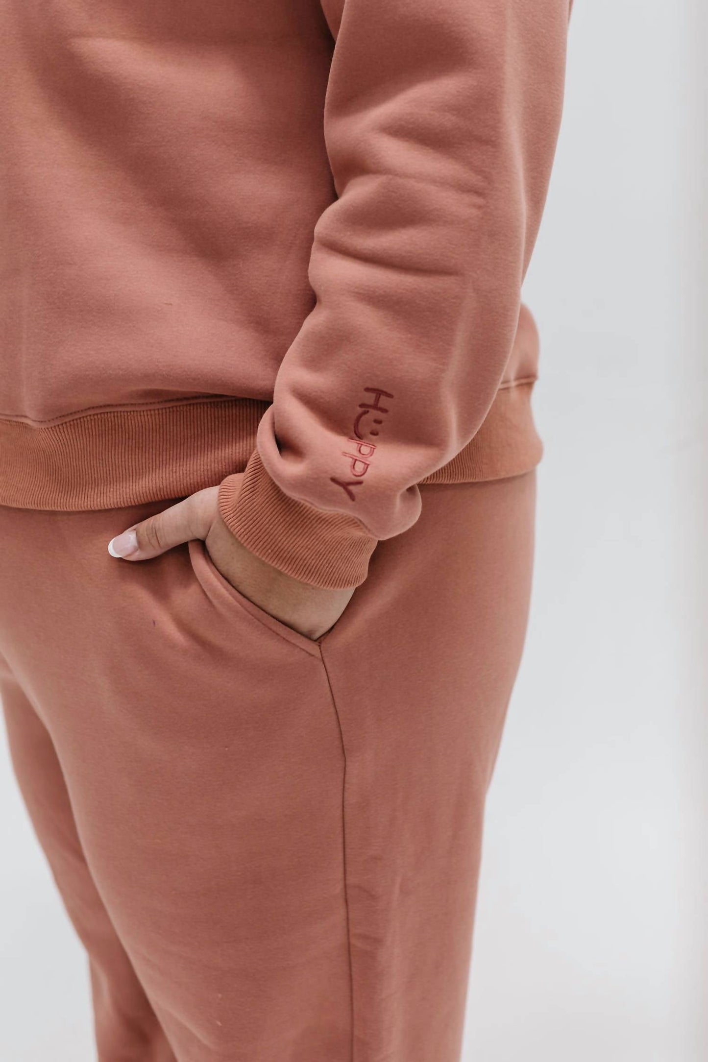 Tea N Rose - Happy Lounge Long Sleeve Top & Wide Leg Set