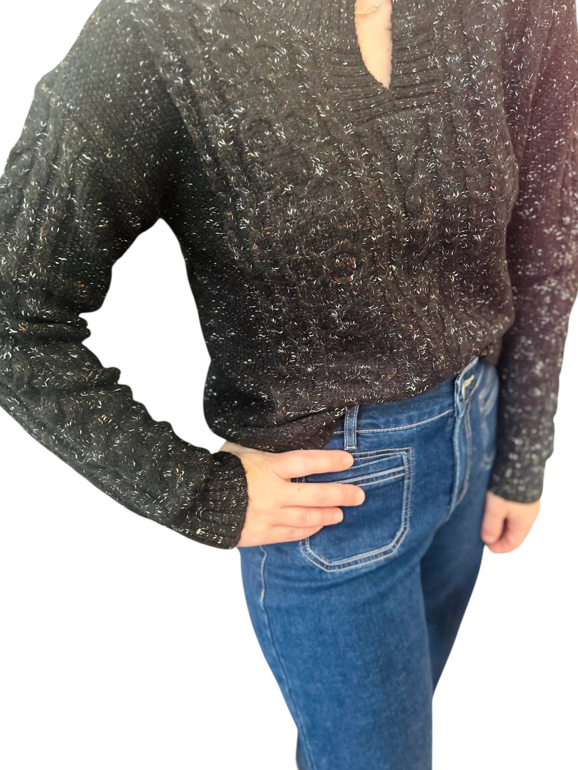 Charlie B - Speckel Chord Sweater