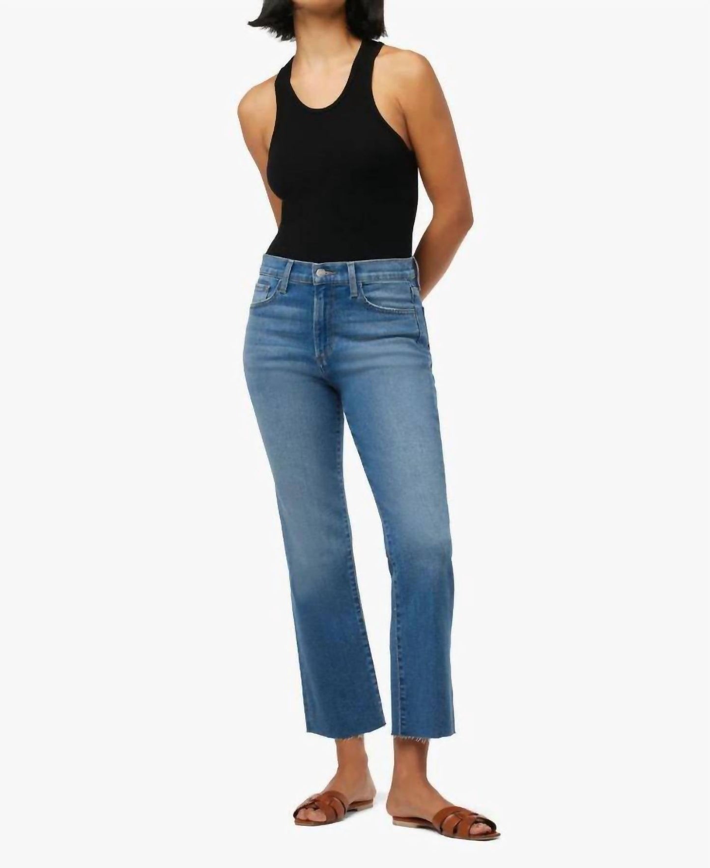 Joe'S Jeans - Callie Cropped Bootcut Raw Hem