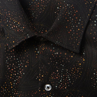 Bugatchi Uomo - Men's Paisley Speckled Print Cotton Shirt