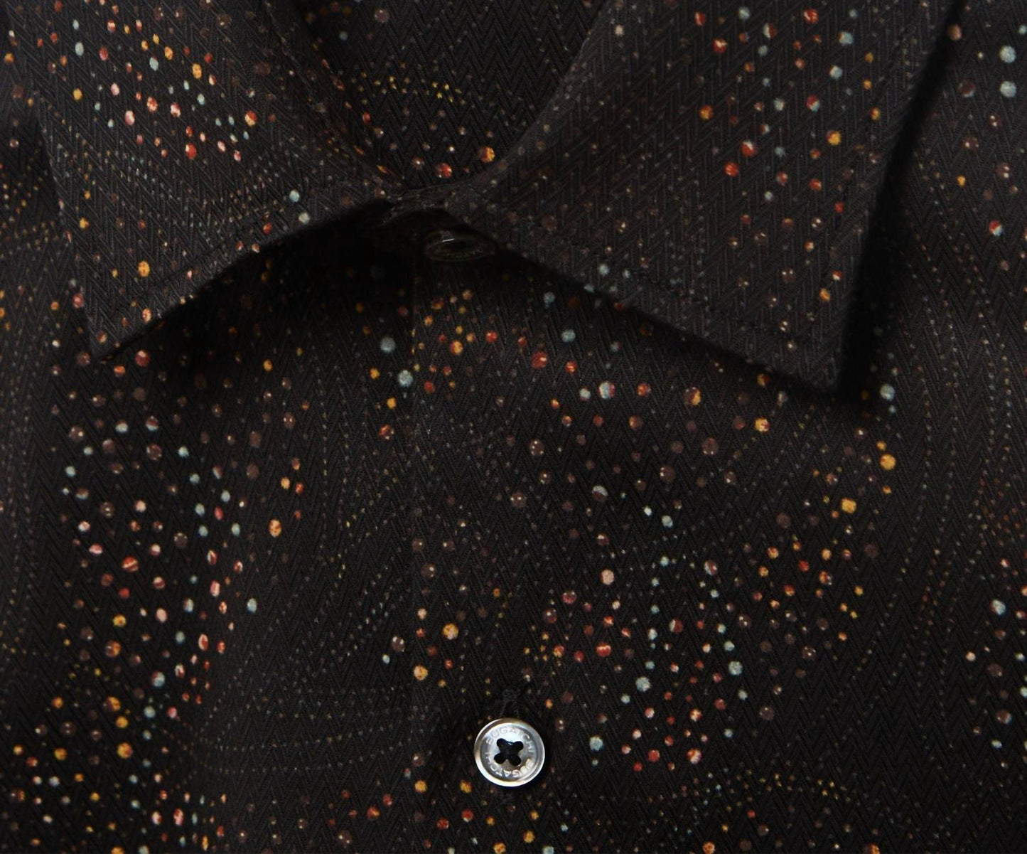 Bugatchi Uomo - Men's Paisley Speckled Print Cotton Shirt