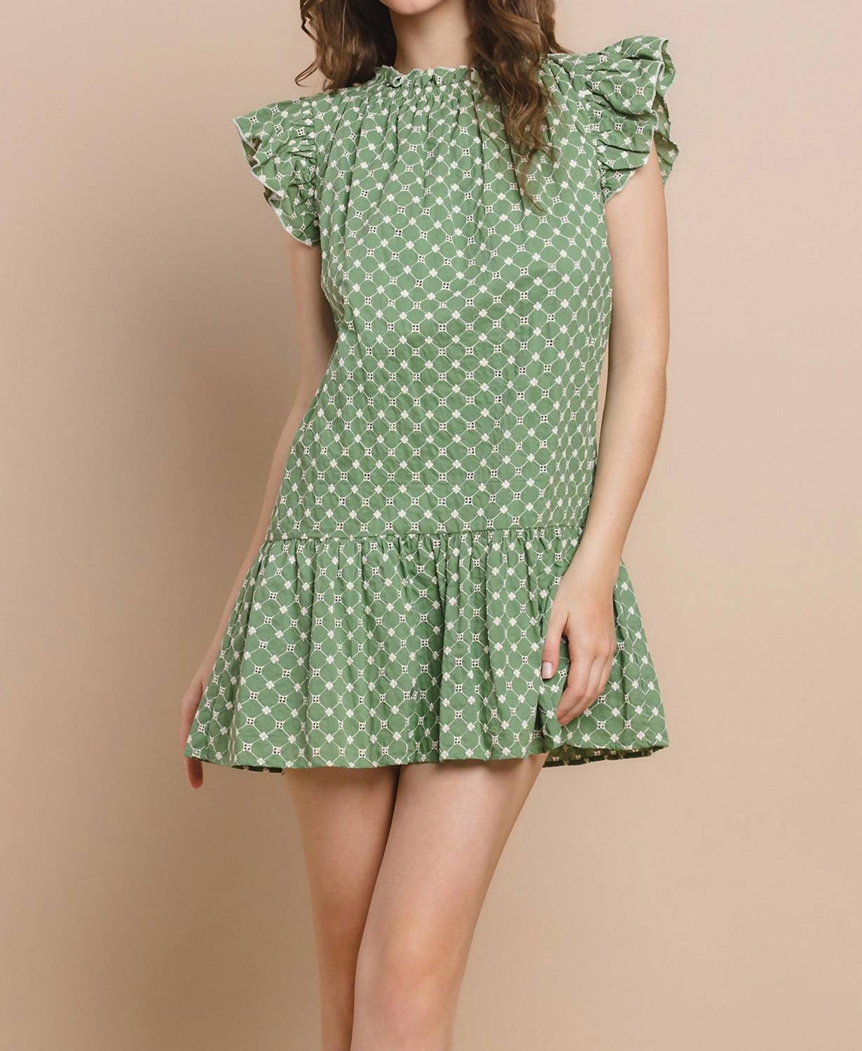 Tcec - Barry Short Sleeve Mini Dress