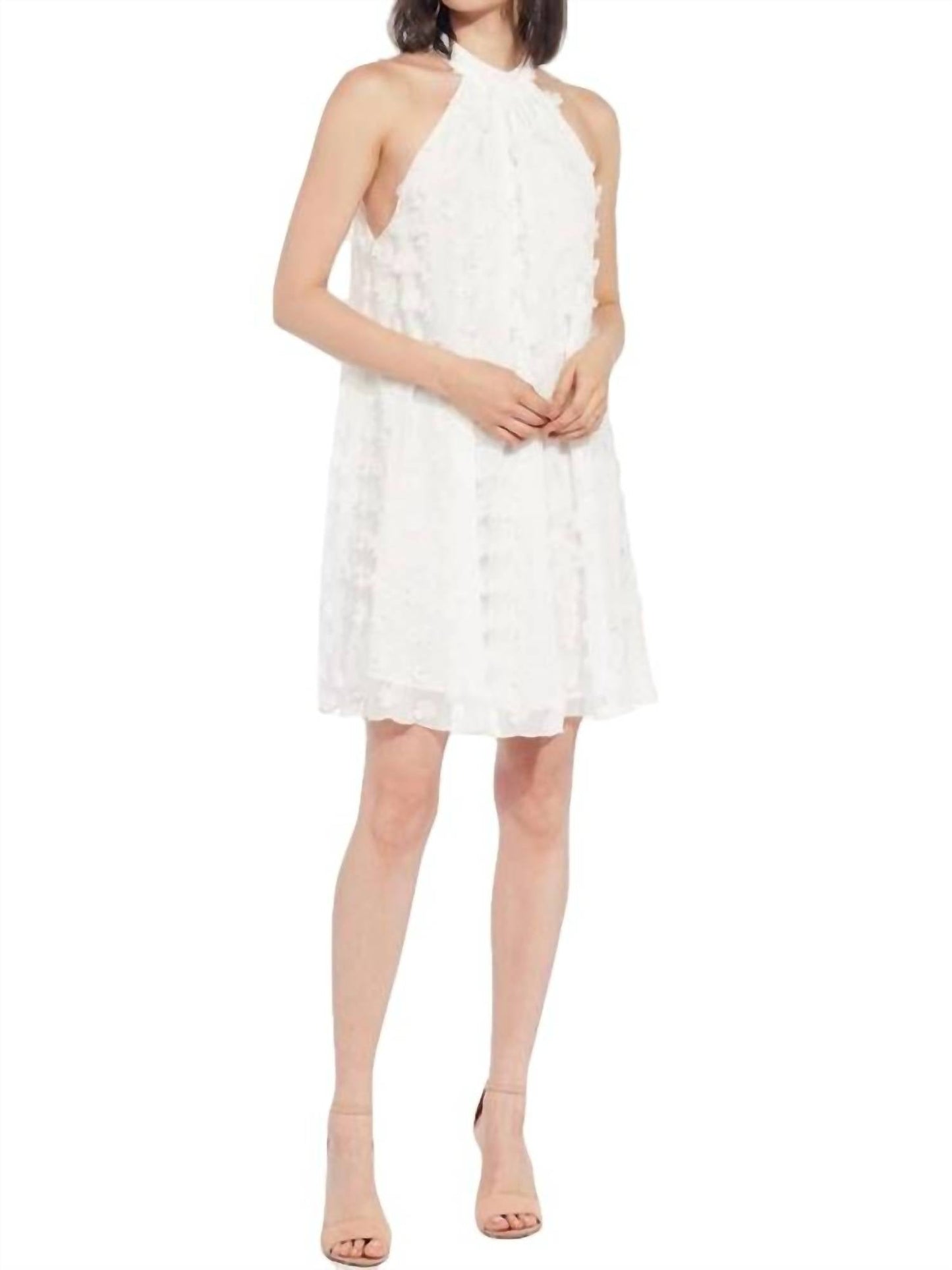 Eva Franco - Halter Swing Mini Dress