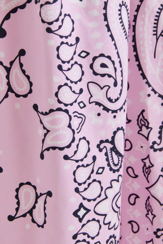 Essential Antwerp - Bandana Print Wide-leg Cotton Pants