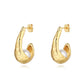 Sahira Jewelry Design - Women's Alani Pearl Hoop Earrings