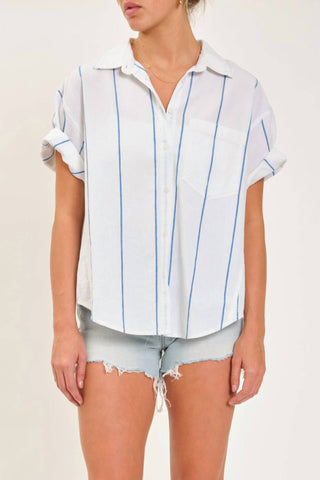Daze - Breezy Button Down Top