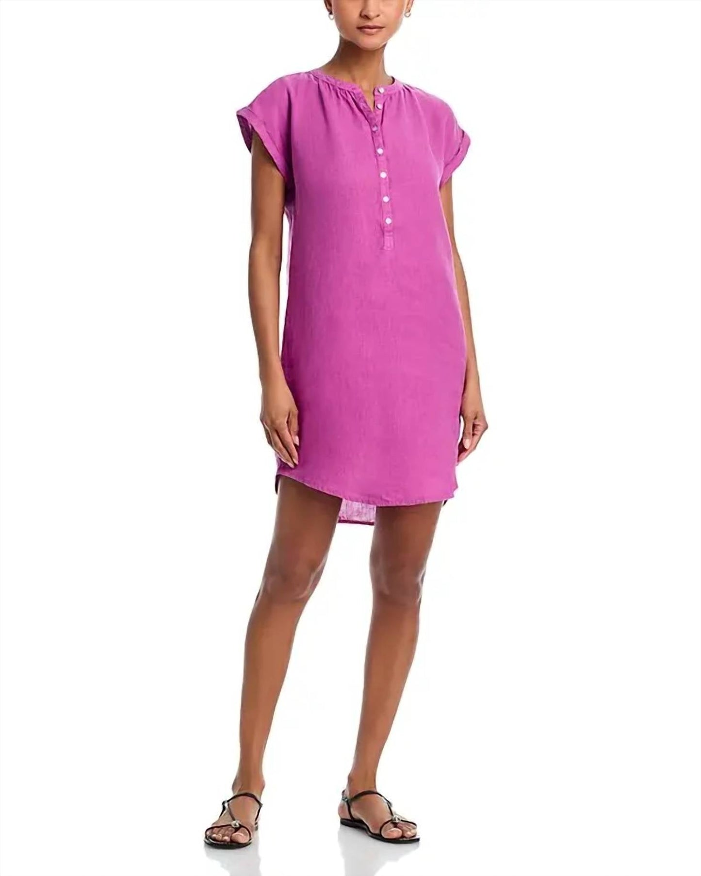 Bella Dahl - Cap Sleeve Henley Dress