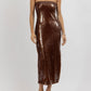 2.7 August Apparel - Ruru Strapless Midi Dress