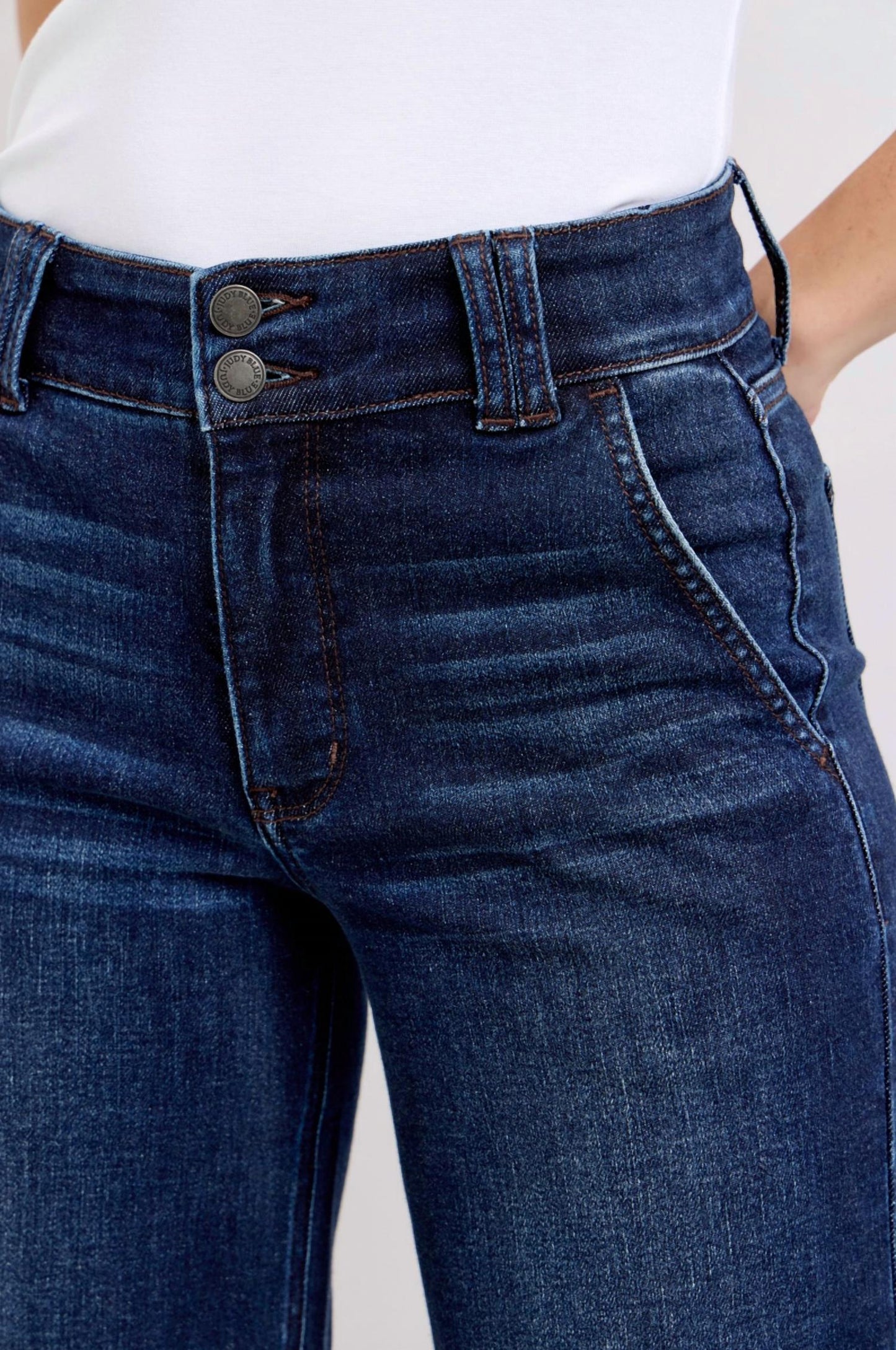 Judy Blue - High Rise Wide Leg Jeans