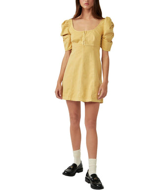 Free People - Cheyenne Denim Mini Dress