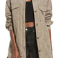 VERO MODA Simoneloa Quilted Satin Shirt Jacket