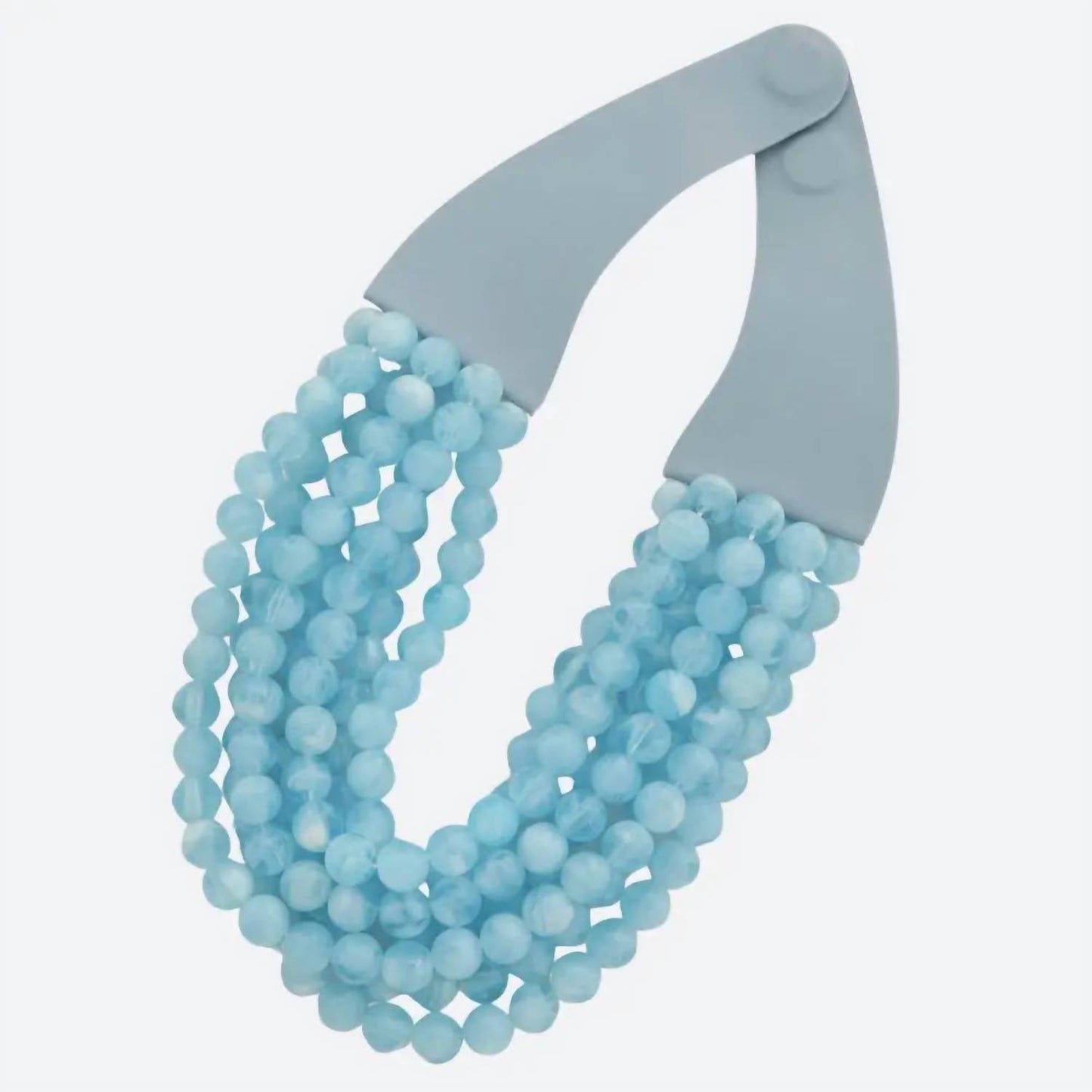 Anb Fashion - Women's Chunky Beaded Layered Necklace