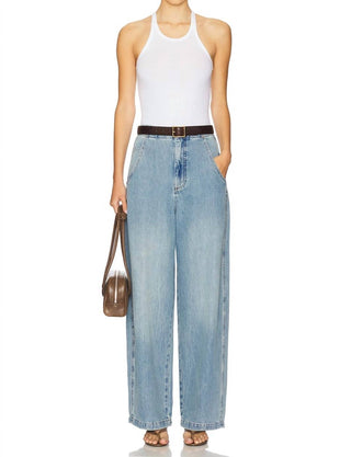 Pistola - Lottie High Rise Relaxed Bowed Leg Jeans