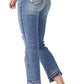 Risen - Shadow Hem Straight Leg Jean