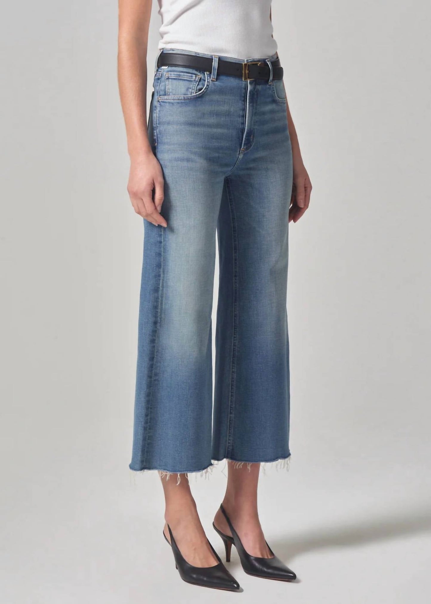 Citizens Of Humanity - Lyra Crop Wide Leg Jeans