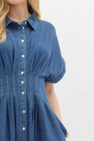 Entro - Pleated Maxi Dress