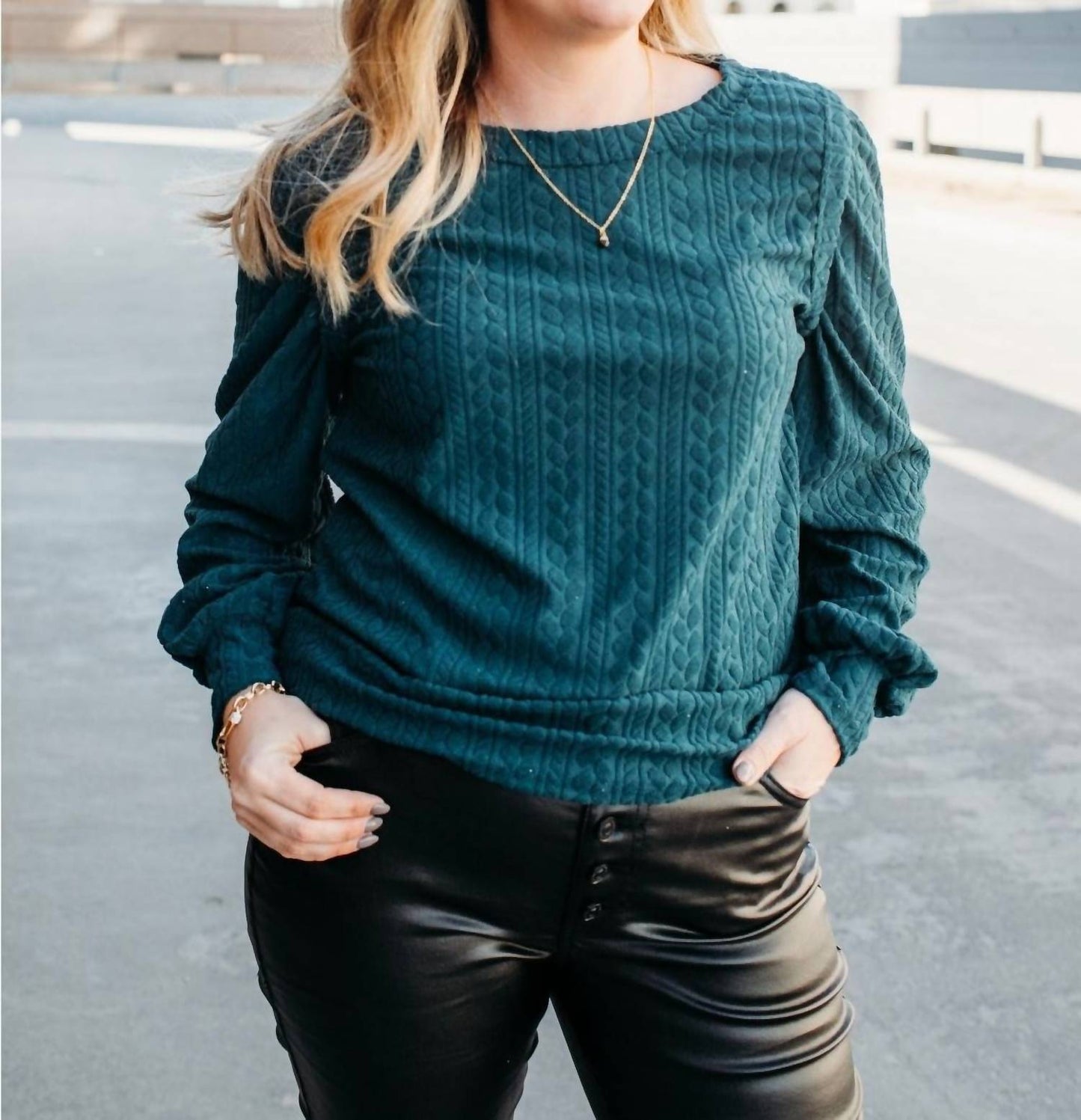 Bibi - Hunter Texture Top