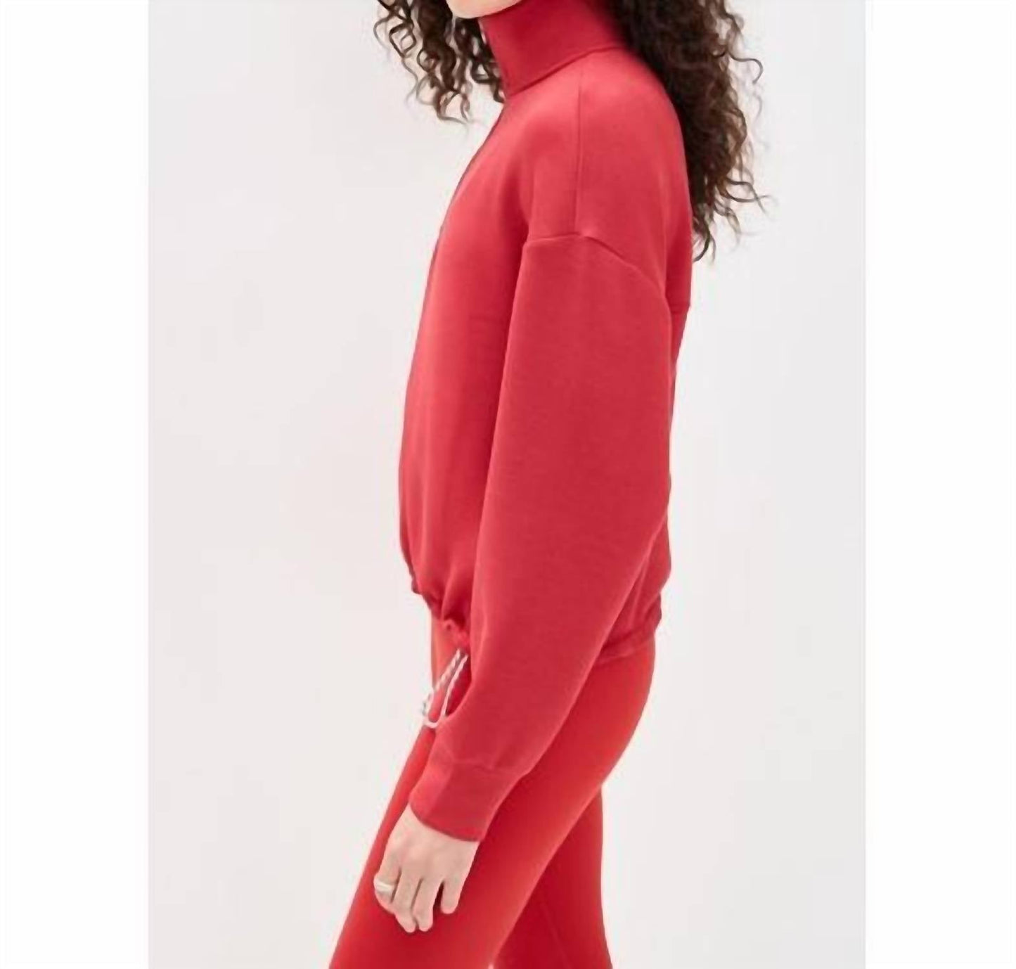 Varley - Sian Cropped Half Zip Top