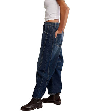 Free People - Good Luck Mid Rise Barrel Jeans