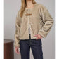 Blu Pepper - Faux Fur Front Tab Coat