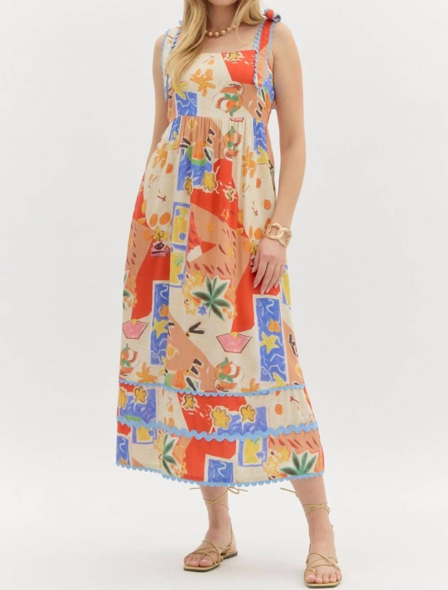 Entro - Seaside Scallop Dress