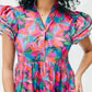 Marie By Victoria Dunn - Desiree Poinsettia Maxi Dress
