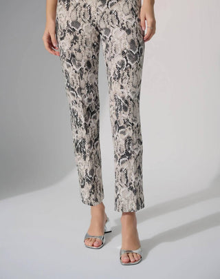 Joseph Ribkoff - Snakeskin Print Straight Leg Pants