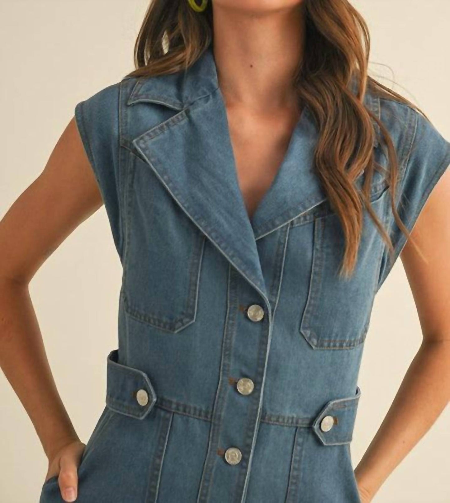 &Merci - Women's Greta Denim Mini Dress