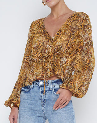 L'Agence - Women's Pixie Drawstring Blouse