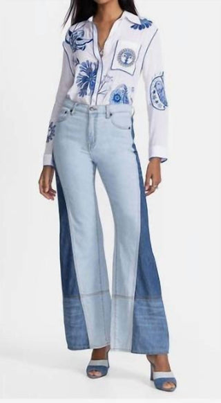 Johnny Was - Peirced Straight Flare Jean
