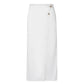 Soah - Women's Scarlet Linen Wrap Skirt