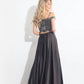 Rachel Allan - Beaded Charmeuse Two-piece Gown