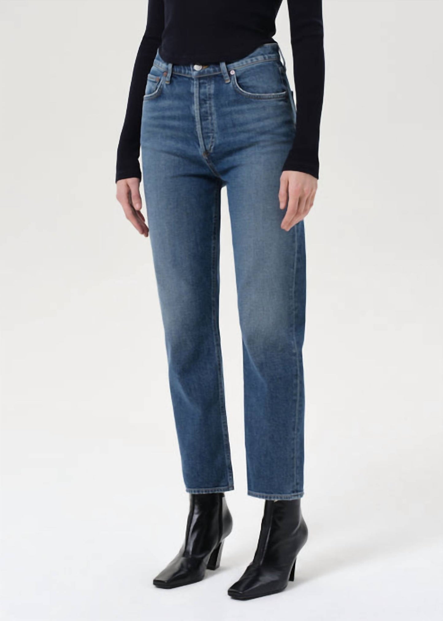 Agolde - 90's Pinch Waist Crop Straight Leg Jeans