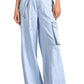 Elan - WIDE LEG CHAMBRAY PANTS