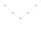 Sterling Silver Diamond Station Necklace (1/2 cttw, I-J Color, I1-I2 Clarity)