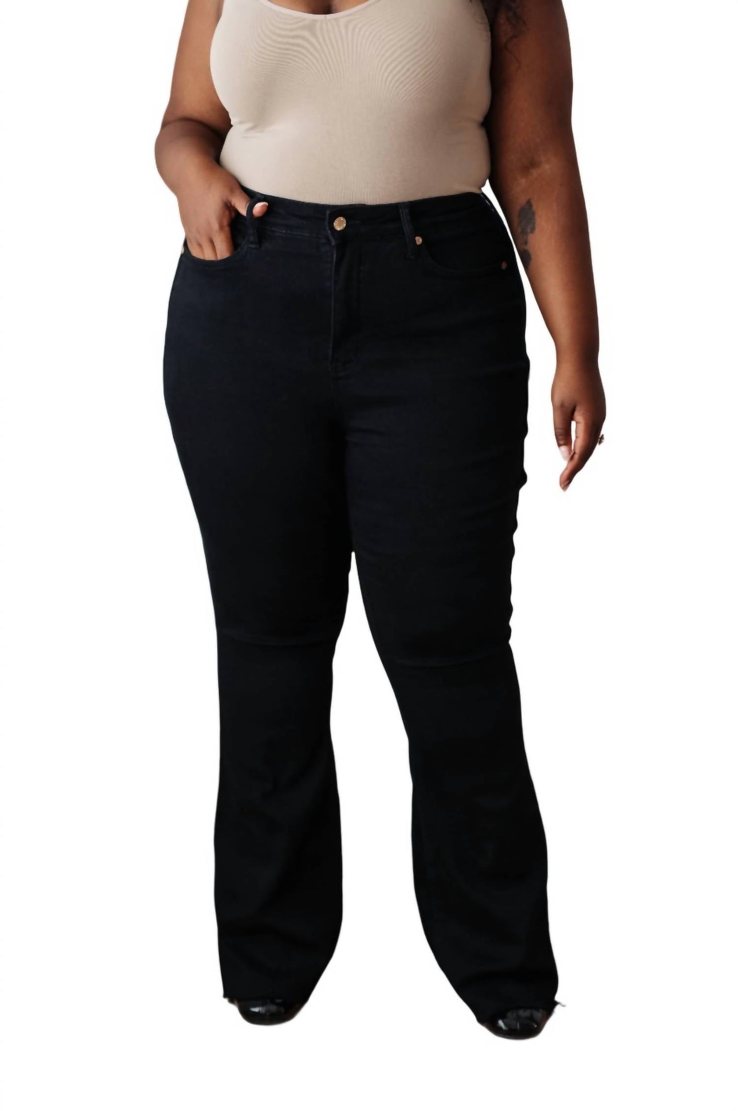 Judy Blue - High Rise Control Top Flare Jeans
