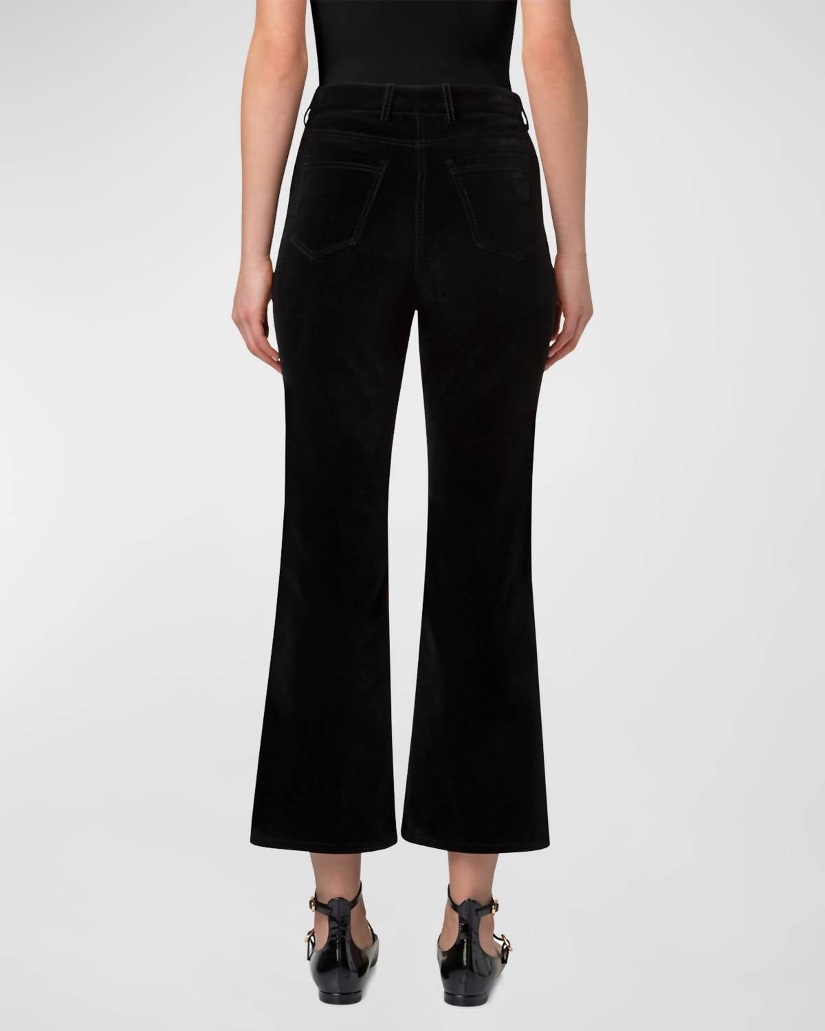 Akris Punto - Cali Velvet Ankle Bootcut Pants