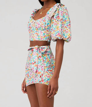 For Love & Lemons - Claude Puff Sleeves Top