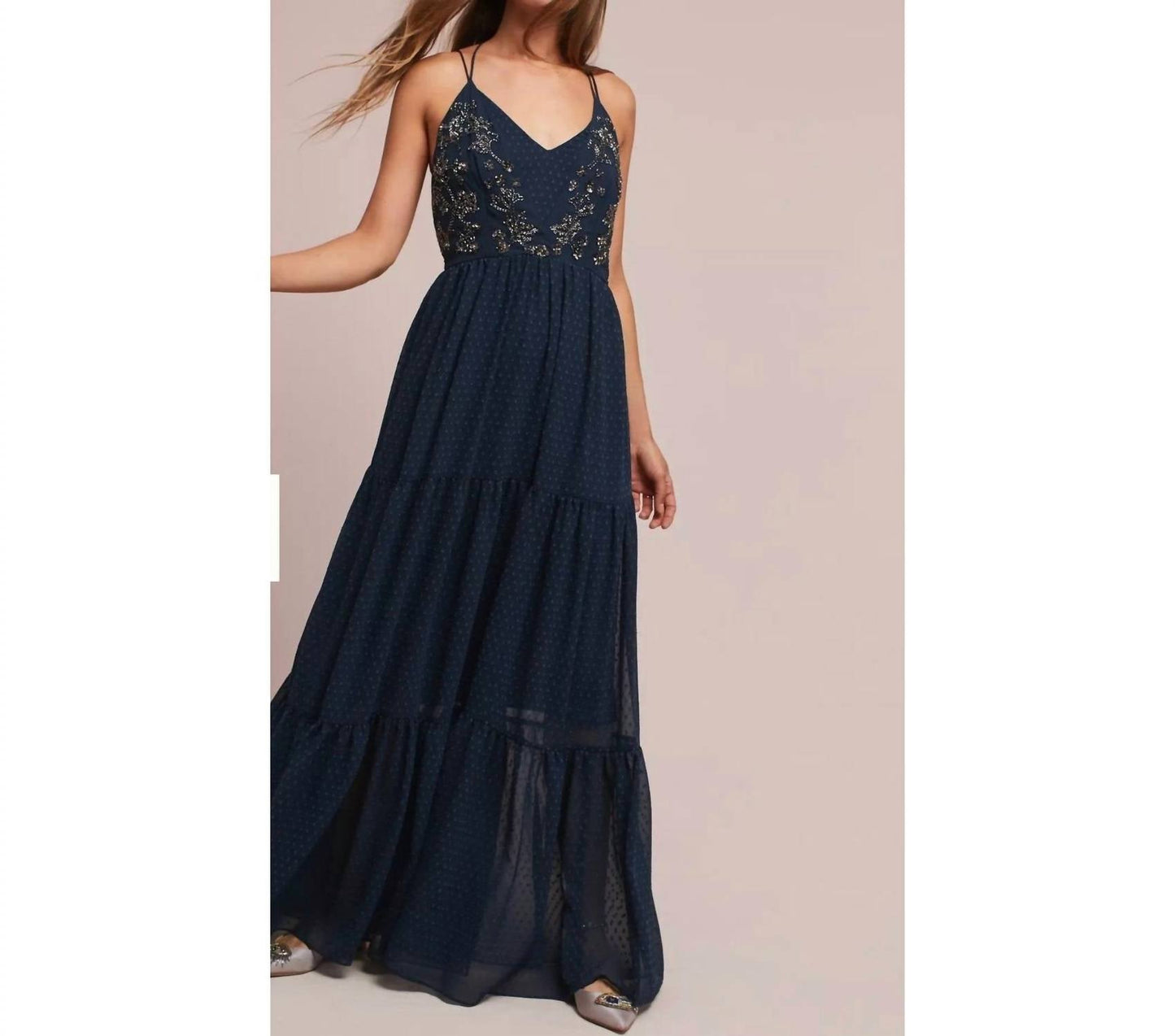 By Anthropologie - Ranna Gill Lucinda Beaded Dress