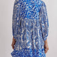 Entro - Regal Bliss Paisley Mixed Print Baby Doll Dress
