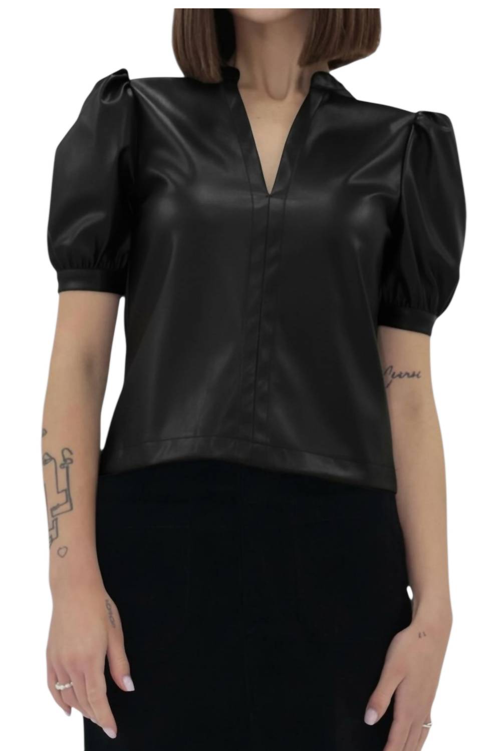 Another Love - Kalia Faux Leather Top