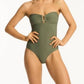 Sea Level Australia - Spinnaker U Bar Bandeau One Piece Swimsuit
