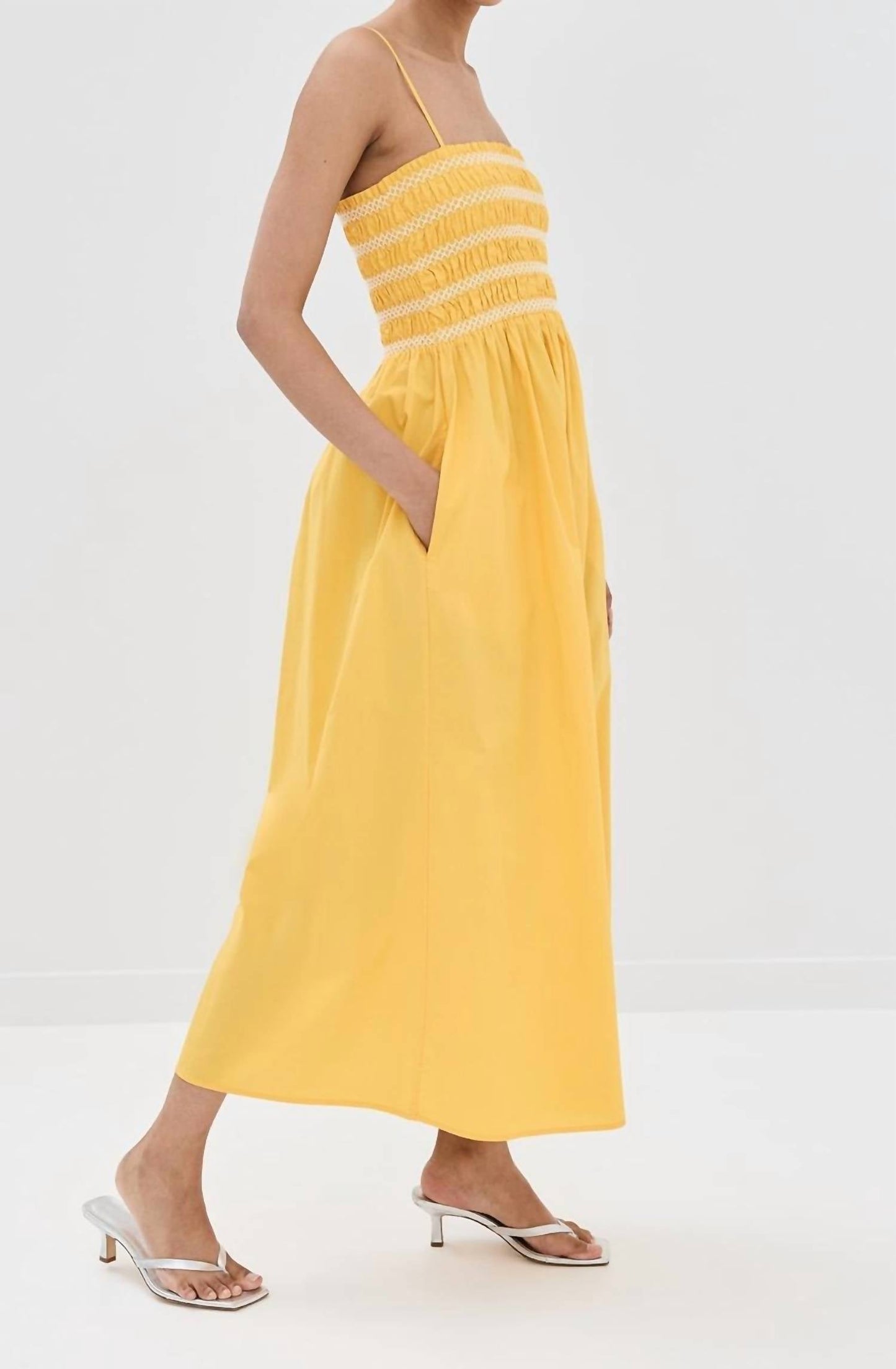 Pistola - Bianca Smocked Bodice Dress