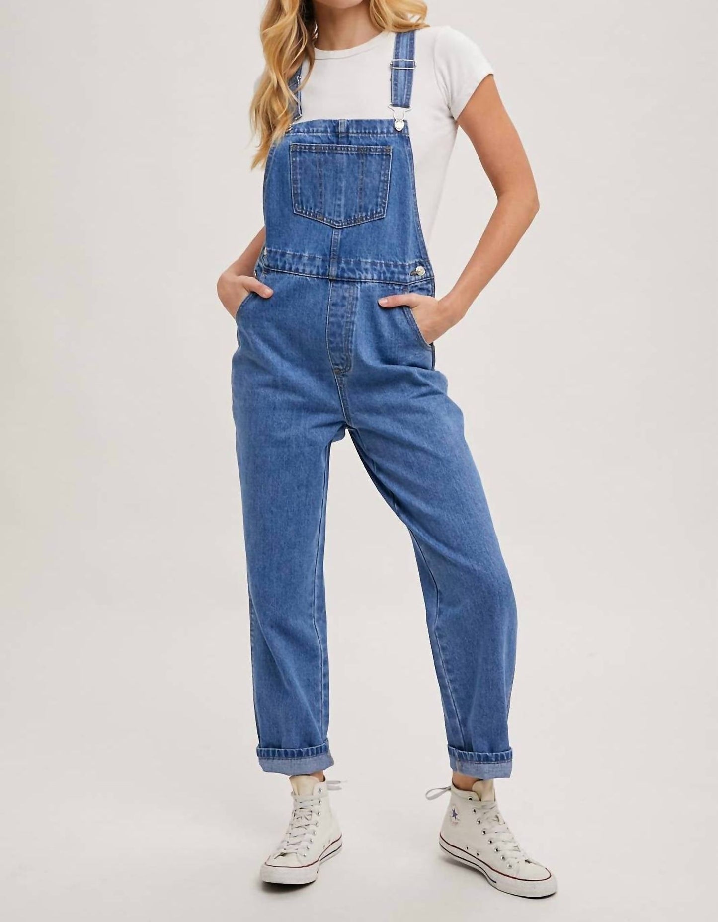 Bluivy - Denim Straight leg Overalls