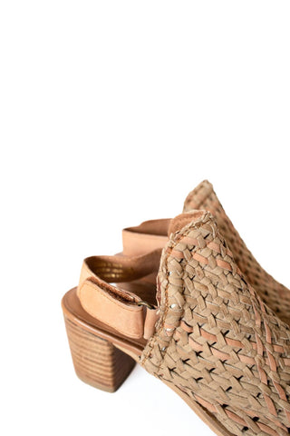 Volatile - Women's Veronique Woven Leather Mule
