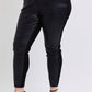 Judy Blue - High Waist Faux Leather Skinny Jeans