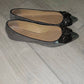 Tory Burch - Women's Vanessa Ballerina Slip On Metallic Ballet Flat Shoes