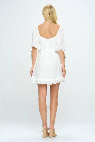 Angel Biba - Flutter Sleeve Mini Dress